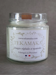 Bougie crépitante 160g - Feu de cheminée artisanale | TEKAMAKA