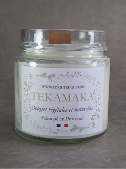 Bougie crépitante 160g - Feu de cheminée artisanale | TEKAMAKA