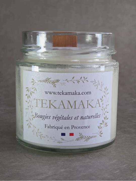 Bougie crépitante 160g - Feu de cheminée artisanale | TEKAMAKA