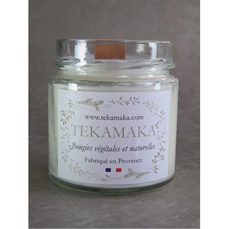 Bougie crépitante 160g - Feu de cheminée artisanale | TEKAMAKA