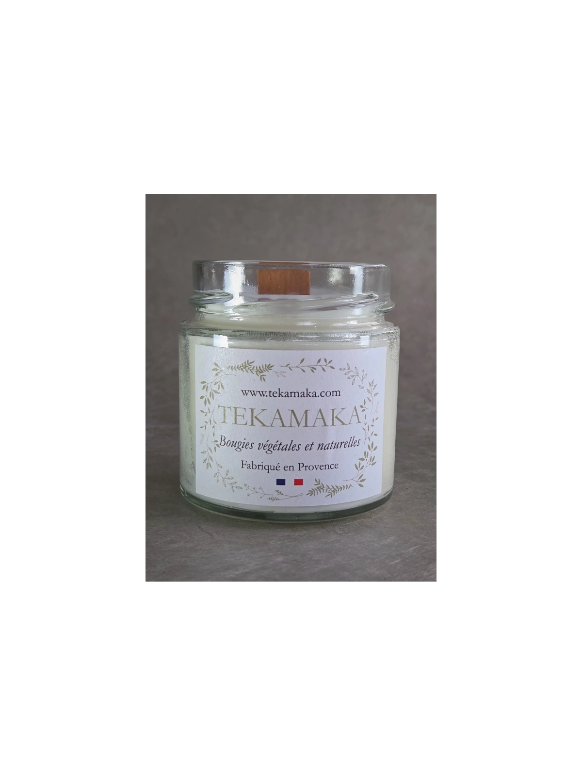 Bougie crépitante 160g - Feu de cheminée artisanale | TEKAMAKA