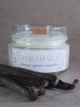Bougie crépitante vanille 90g – La Crépitante Mini Rituel de Vanille | TEKAMAKA
