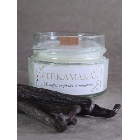 Bougie crépitante vanille 90g – La Crépitante Mini Rituel de Vanille | TEKAMAKA
