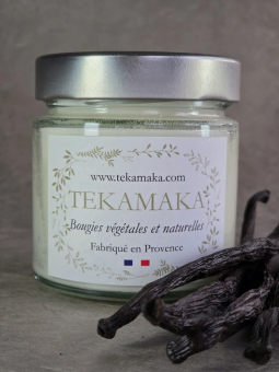Bougie crépitante 160g – Rituel de Vanille | TEKAMAKA
