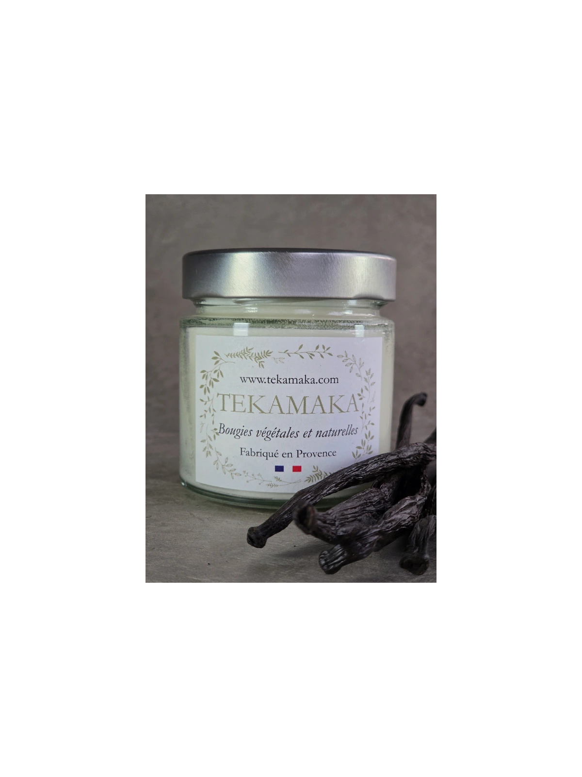 Bougie crépitante 160g – Rituel de Vanille | TEKAMAKA