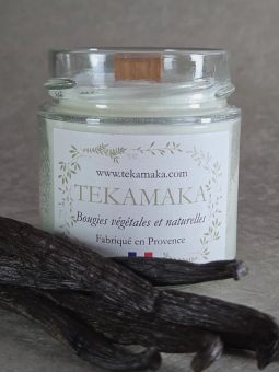 Bougie crépitante 160g – Rituel de Vanille | TEKAMAKA