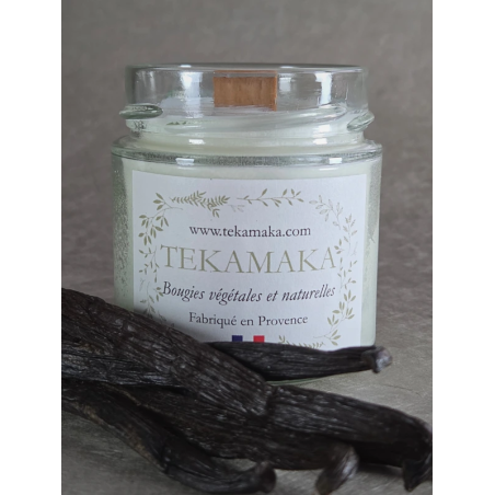 Bougie crépitante 160g – Rituel de Vanille | TEKAMAKA