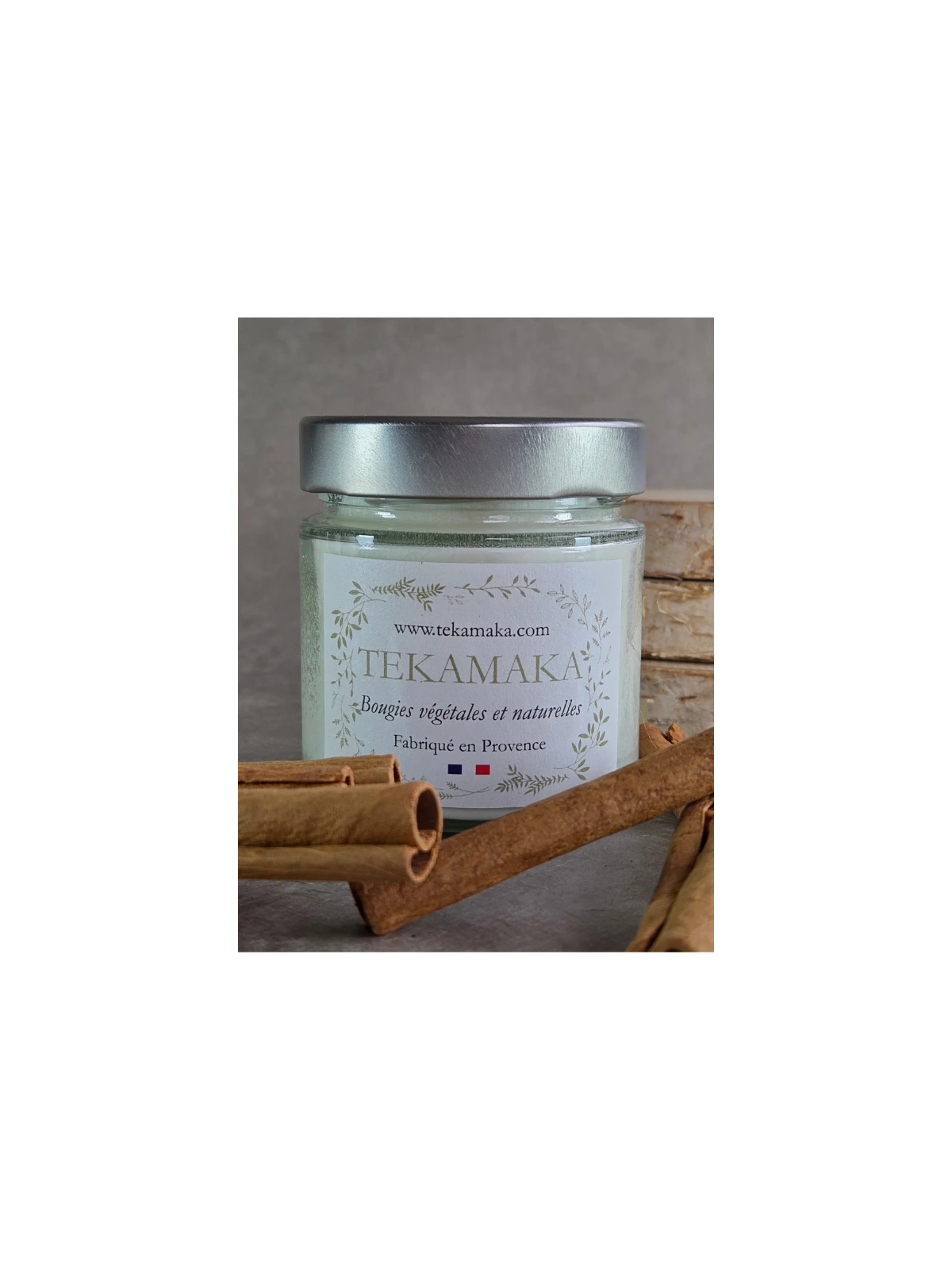 Bougie parfumée 160g – L’Authentique Essence de Santal | TEKAMAKA