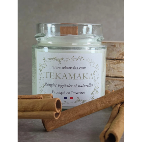 Bougie parfumée 160g – La Crépitante Essence de Santal | TEKAMAKA