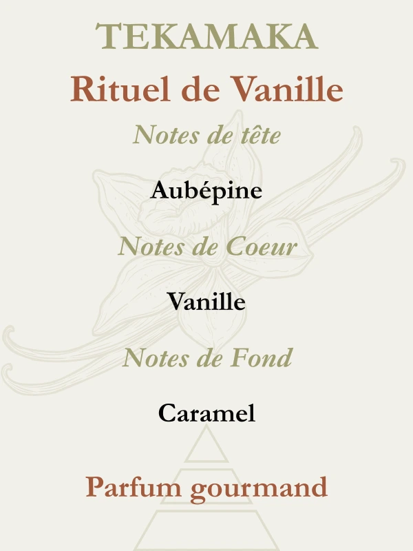 Pyramide olfactive Rituel de Vanille
